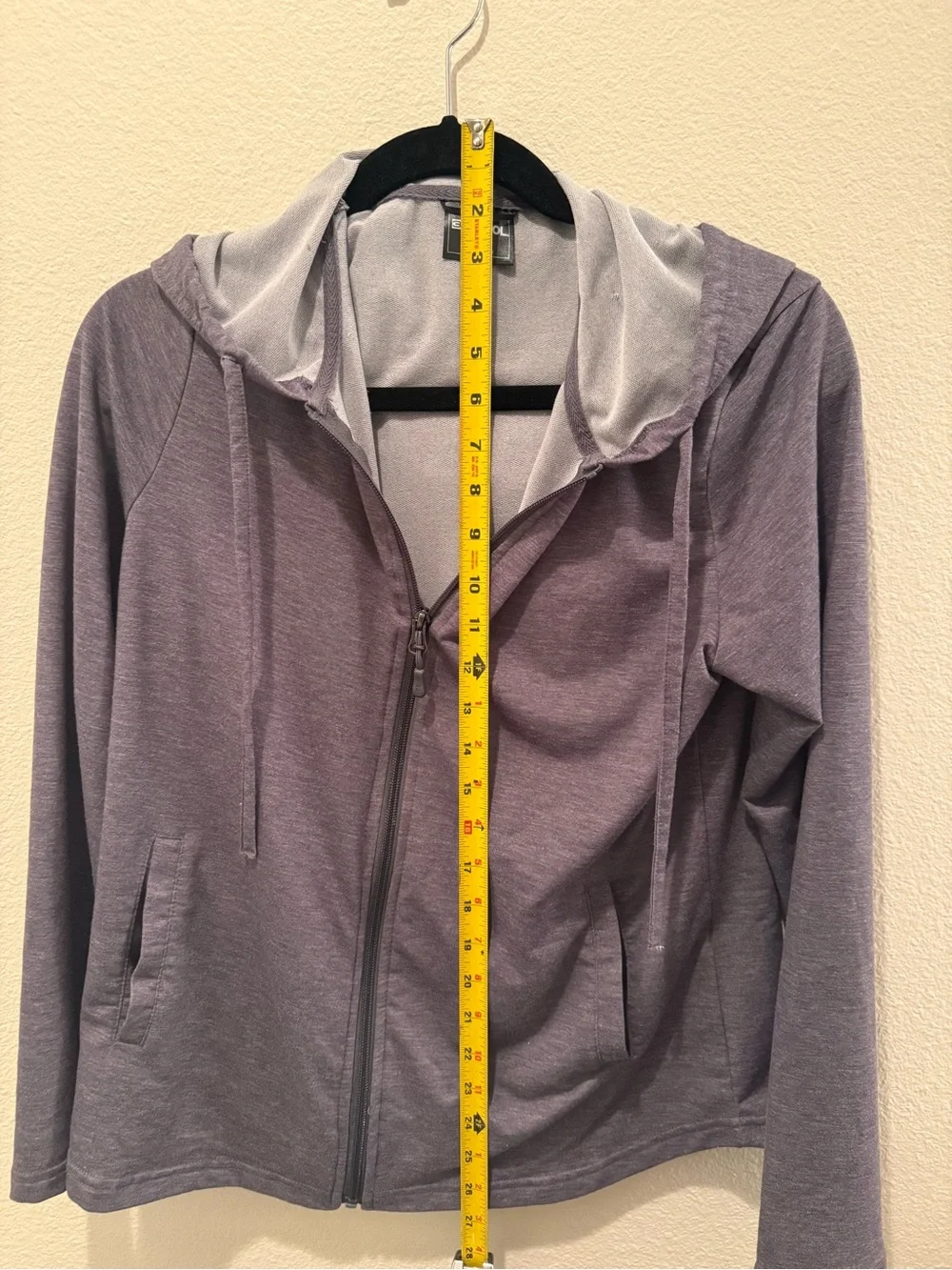 32 Degrees Lavender-Purple Full-Zip Utility Hoodie Jacket
